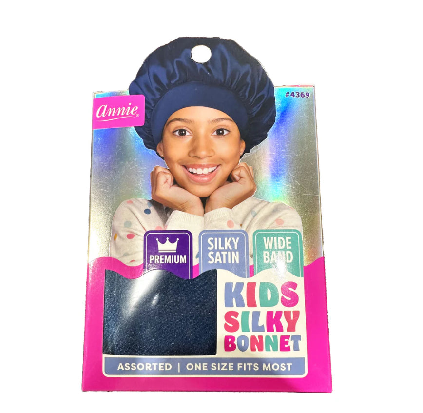 Annie #4367 Kid's Silky Bonnet Wide Band Assorted