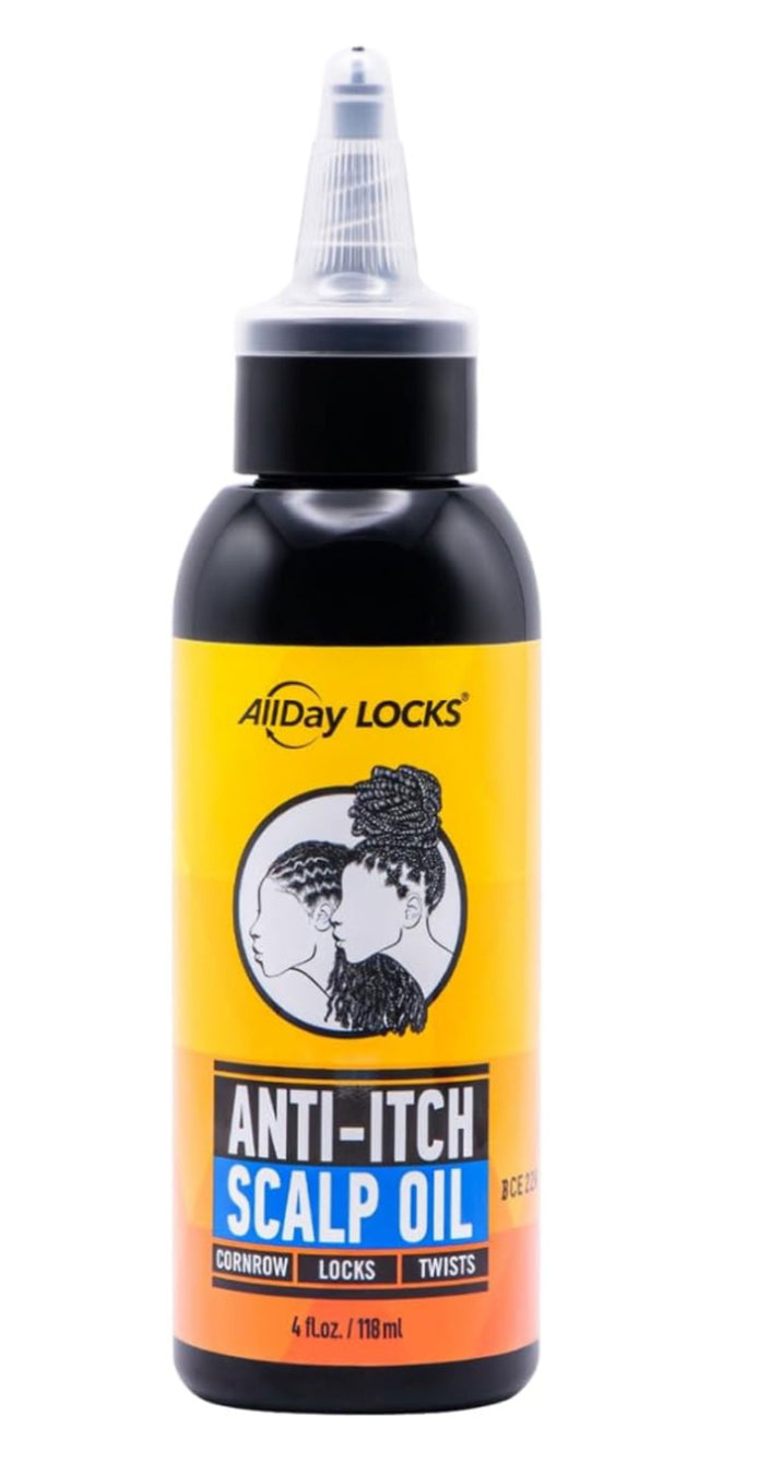 AllDay Locks Anti-Itch Scalp Oil, 4 Oz.