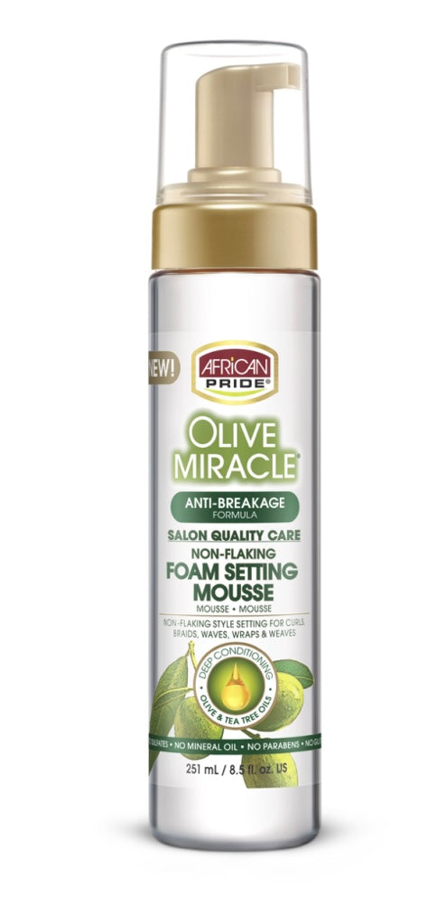 Olive Miracle Foam Setting Mousse Anti-Breakage