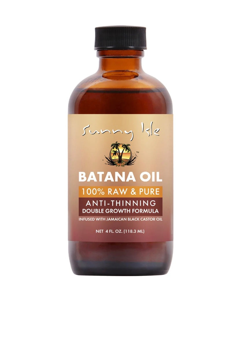 Sunny Isle Anti-Thinning Batana Oil Infused with Jamaican Black Castor Oil 4oz