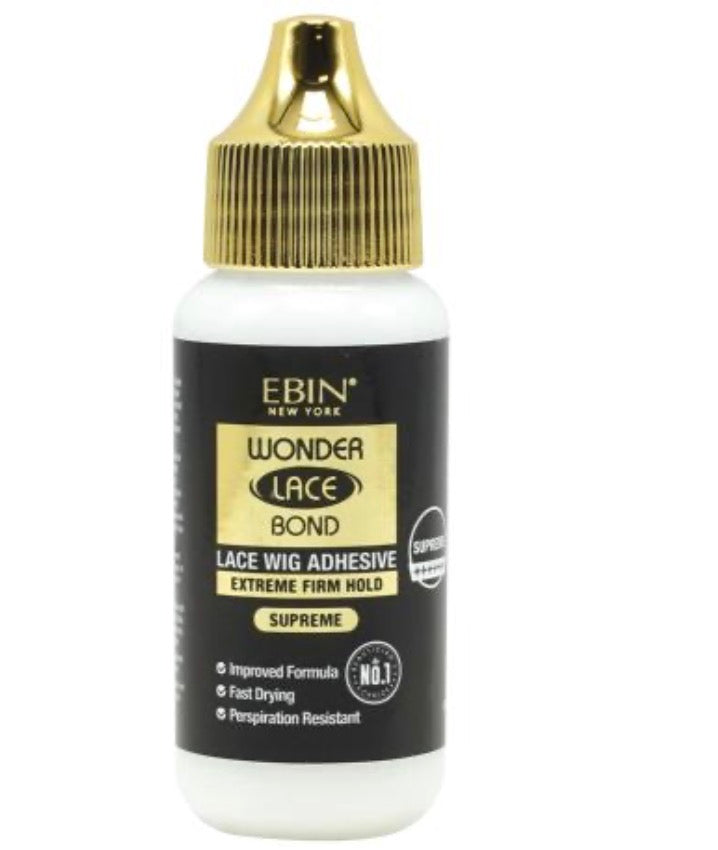 Ebin New York Wonder Lace Bond Lace Wig Adhesive Extreme Firm Hold Supreme 1.15oz