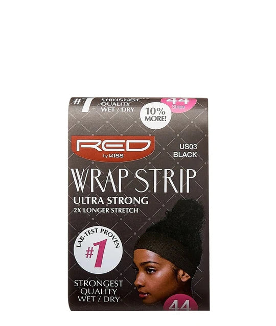 RED BY KISS WRAP STRIPS BLACK 2.5" 44 STRIPS #US03J