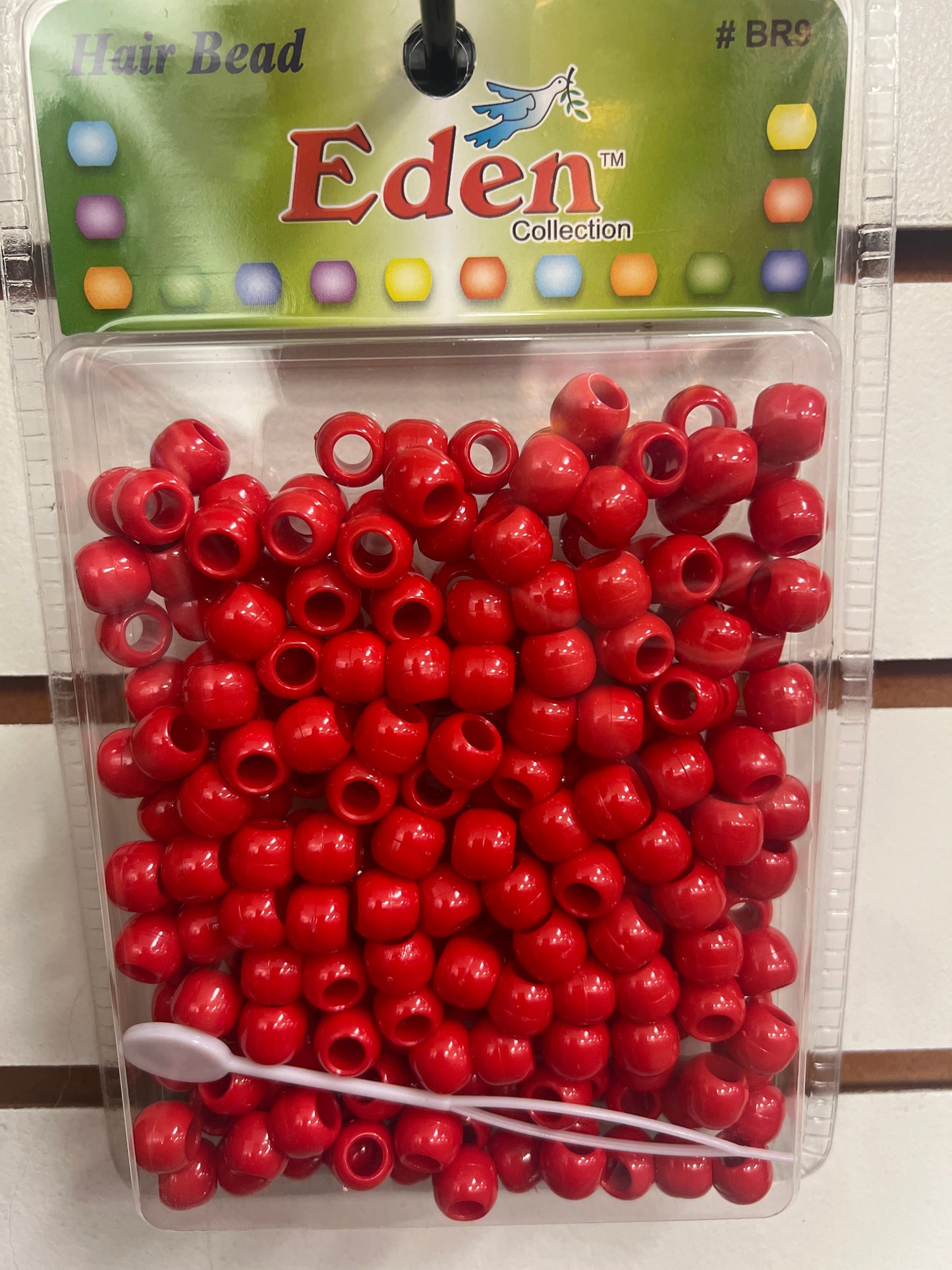Eden red hair beads