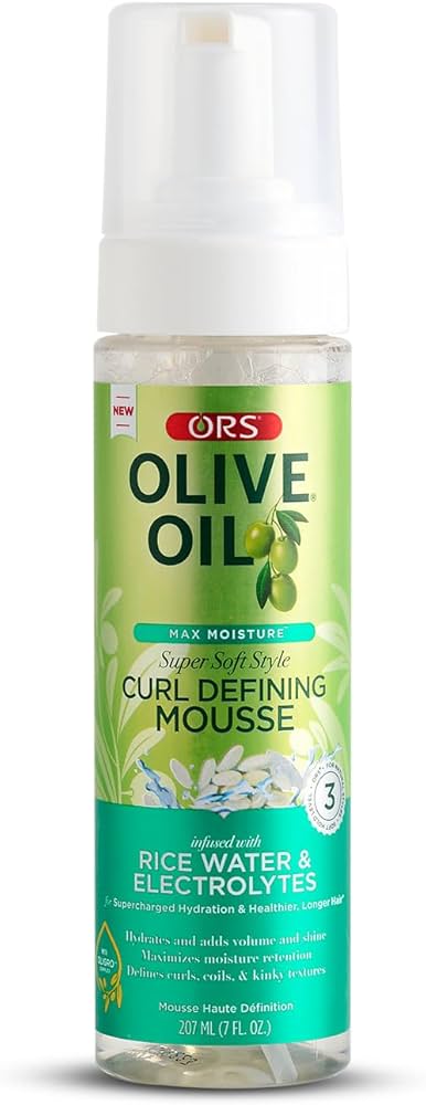 ORS olive oil super soft style curl defining mousse 7 ounce