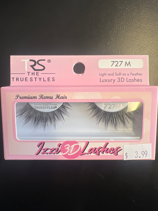 IZZI 3D LASHES LIGHT & SOFT AS A FEATHER LUXURY 3D LASHES HUMAN REMY HAIR