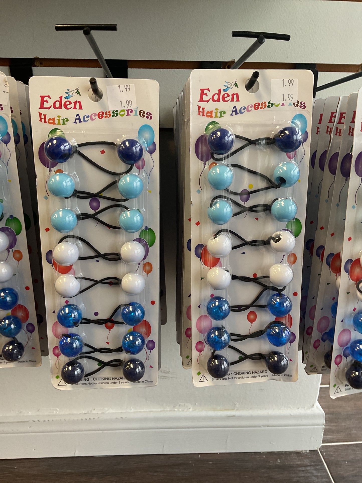 Eden shades of blue hair bollies￼￼