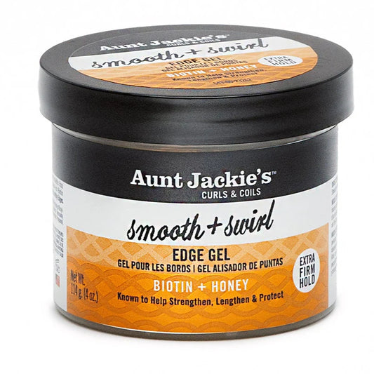 Aunt Jackie’s smooth + swirl edge gel extra firm hold 4 oz