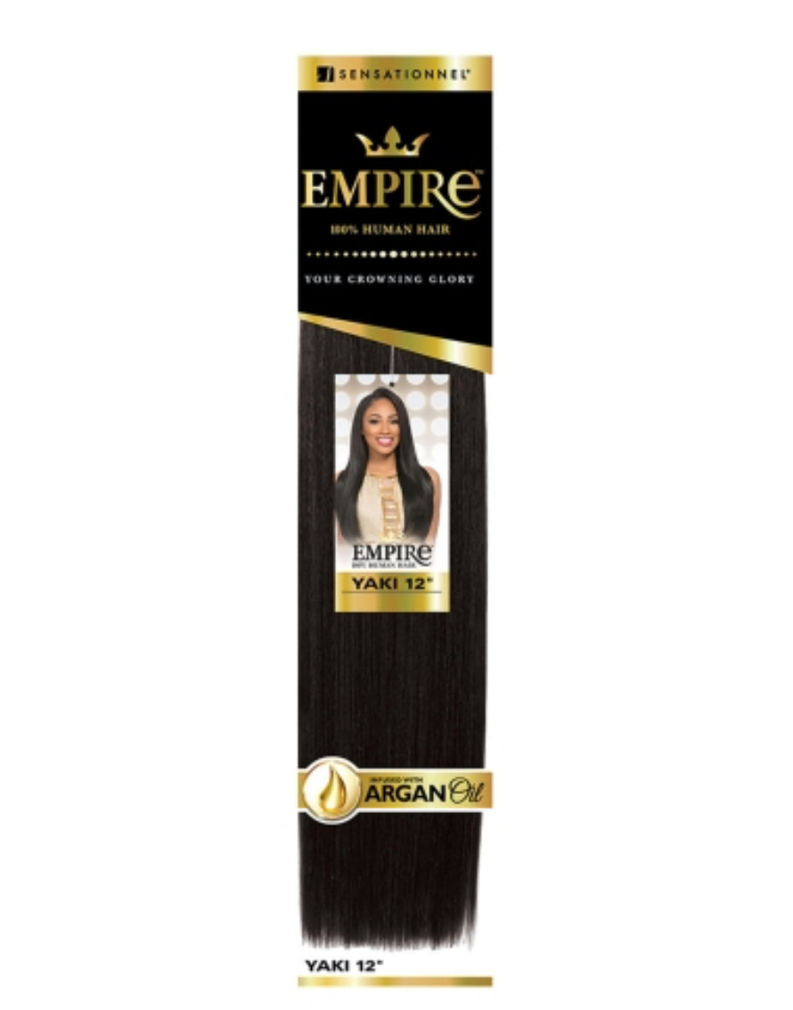 Sensationnel Human Hair Weave Empire Yaki Hair