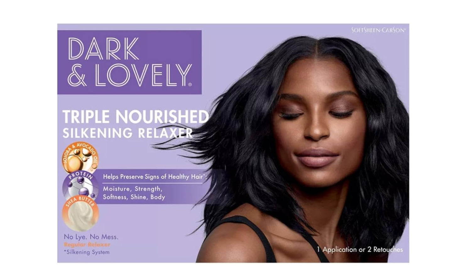 Dark & Lovely Triple Nourished Silkening Relaxer