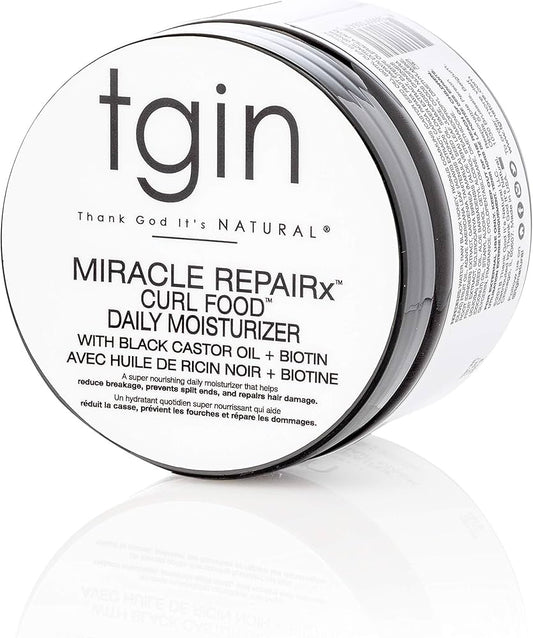 TGIN miracle repairX curl food daily moisturizer 12 oz