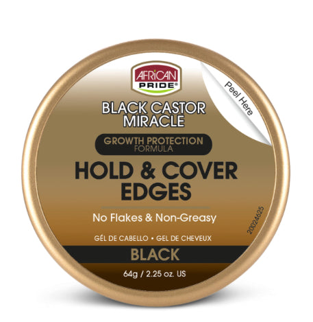 African Pride Black Hold & Cover Edges 2.25 oz