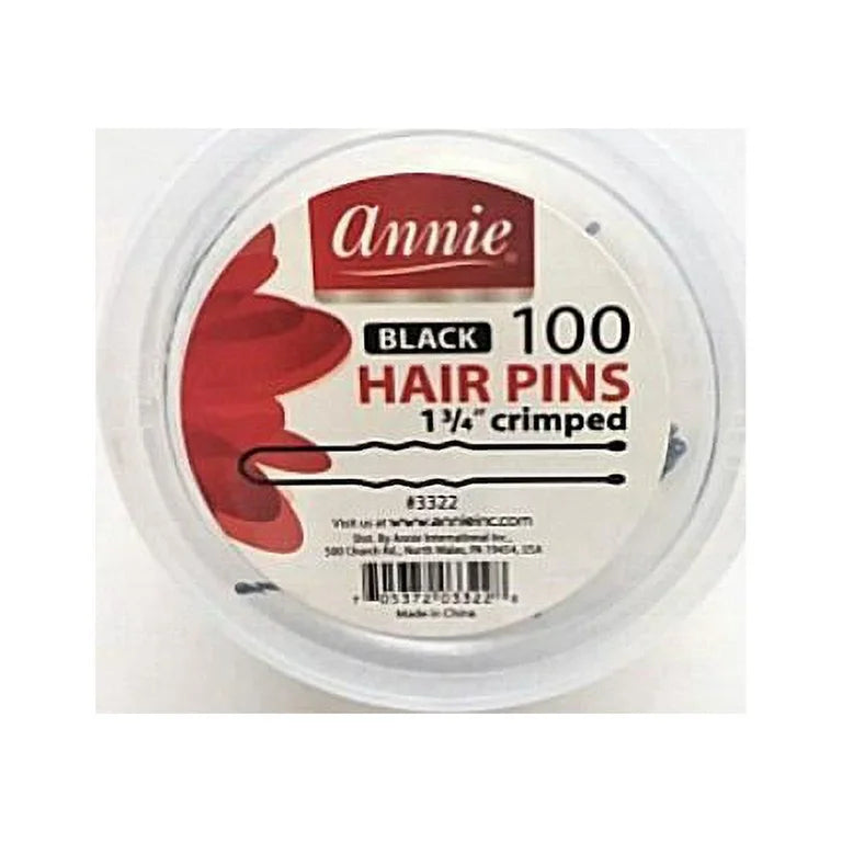 Annie 100 Bob Pins 1 3/4” Crimped