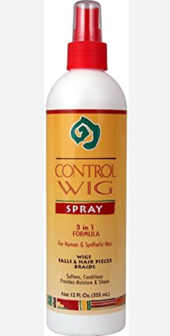 African essence control wig spray 12 oz