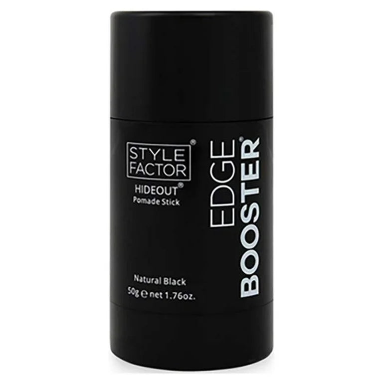 Style Factor Edge Booster Hideout Pomade Stick Natural Black 1.76 oz