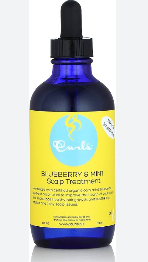 Curls blueberry & mint scalp treatment 4 oz