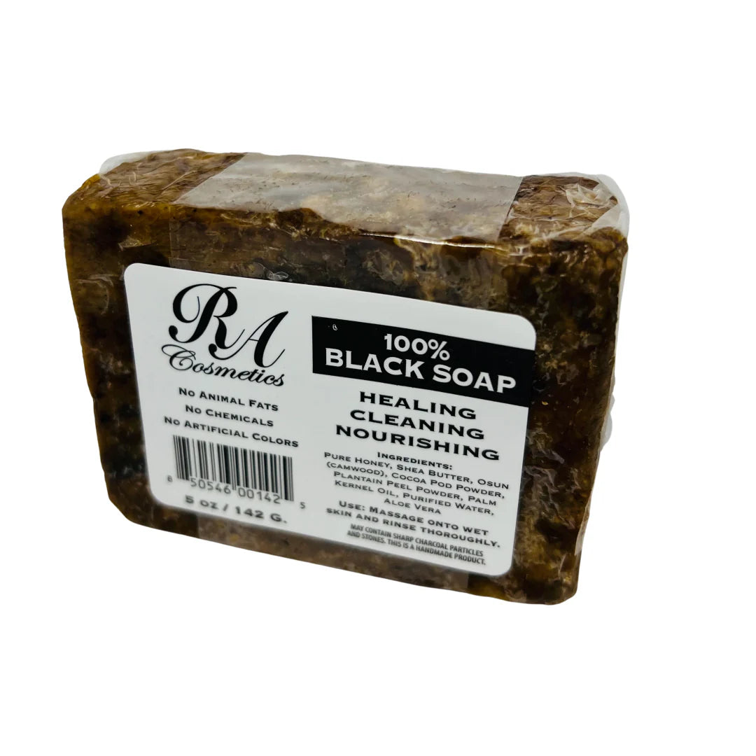 RA Cosmetics 100% Black Soap