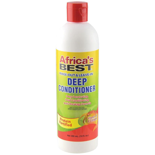 Africa's best rinse out and leave in deep conditioner 12 ounces