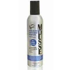 Vigorol Maximum Shine & Wave Foaming Mousse 12oz