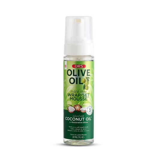 ORS olive oil hold & shine wrap/set moose 7 ounce