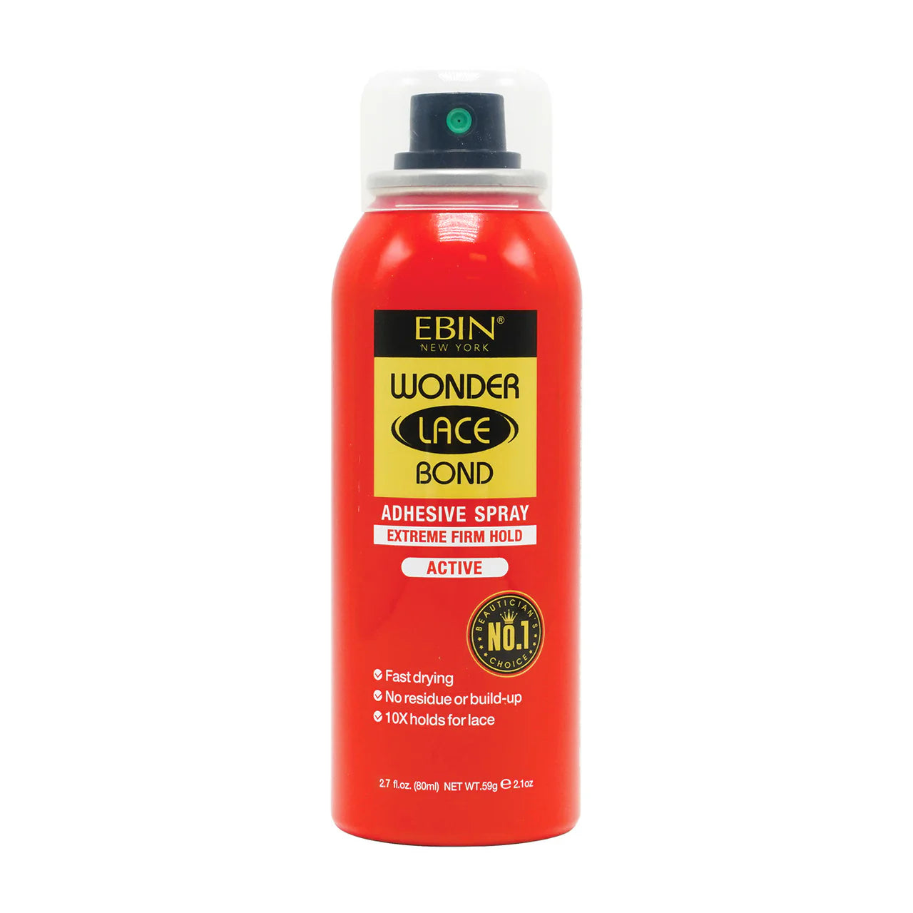 Ebin New York - Wonder Lace Bond Wig Spray - EXTREME FIRM HOLD - ( 2.7 oz