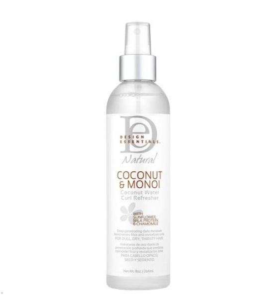 Design Essentials Natural Coconut & Monoi Coconut Water Curl Refresher 8 oz