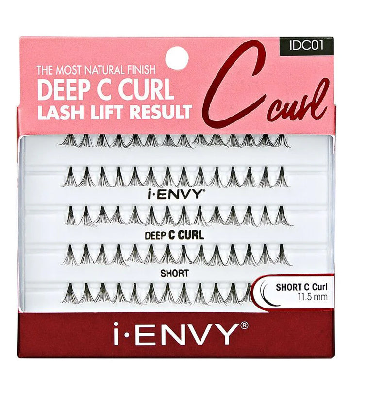 Kiss i•ENVY Deep C Curl Lash Lift Result Eyelashes