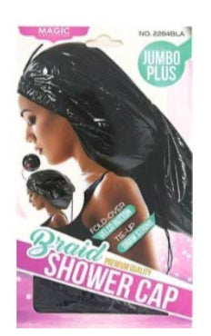 Magic Collection Braid Shower Cap Jumbo Plus