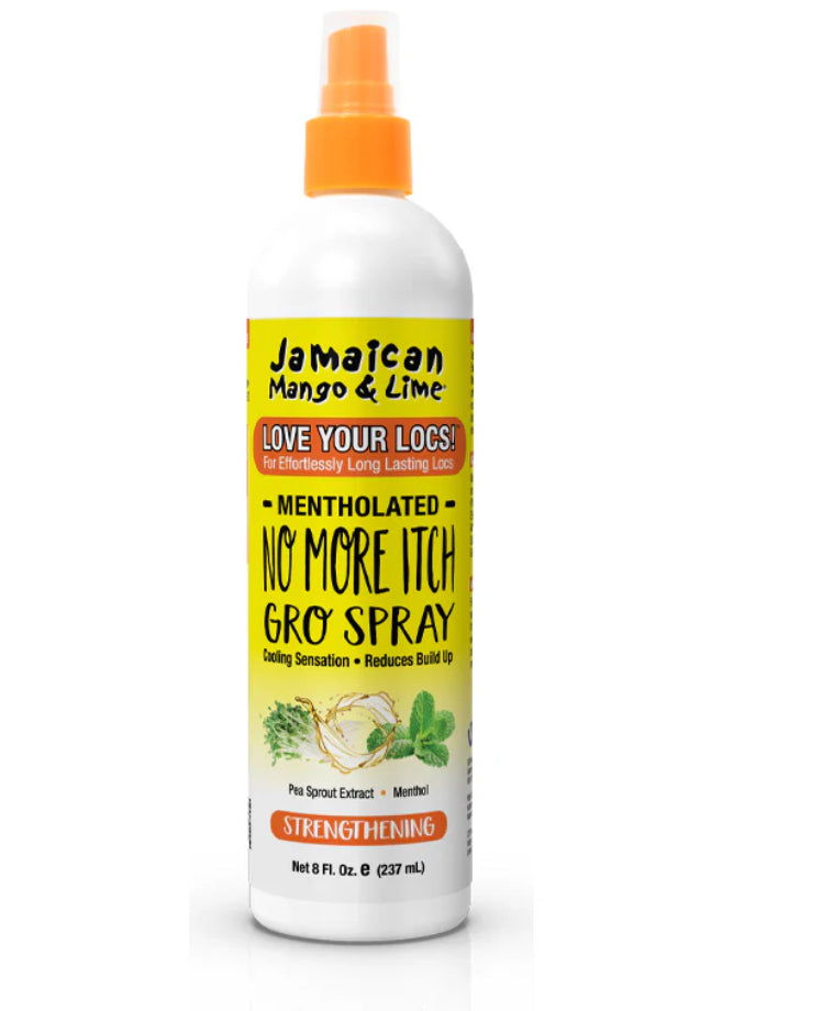 Jamaican Mango and Lime No More Itch Gro Spray Max Relief wtih Menthol 8 oz