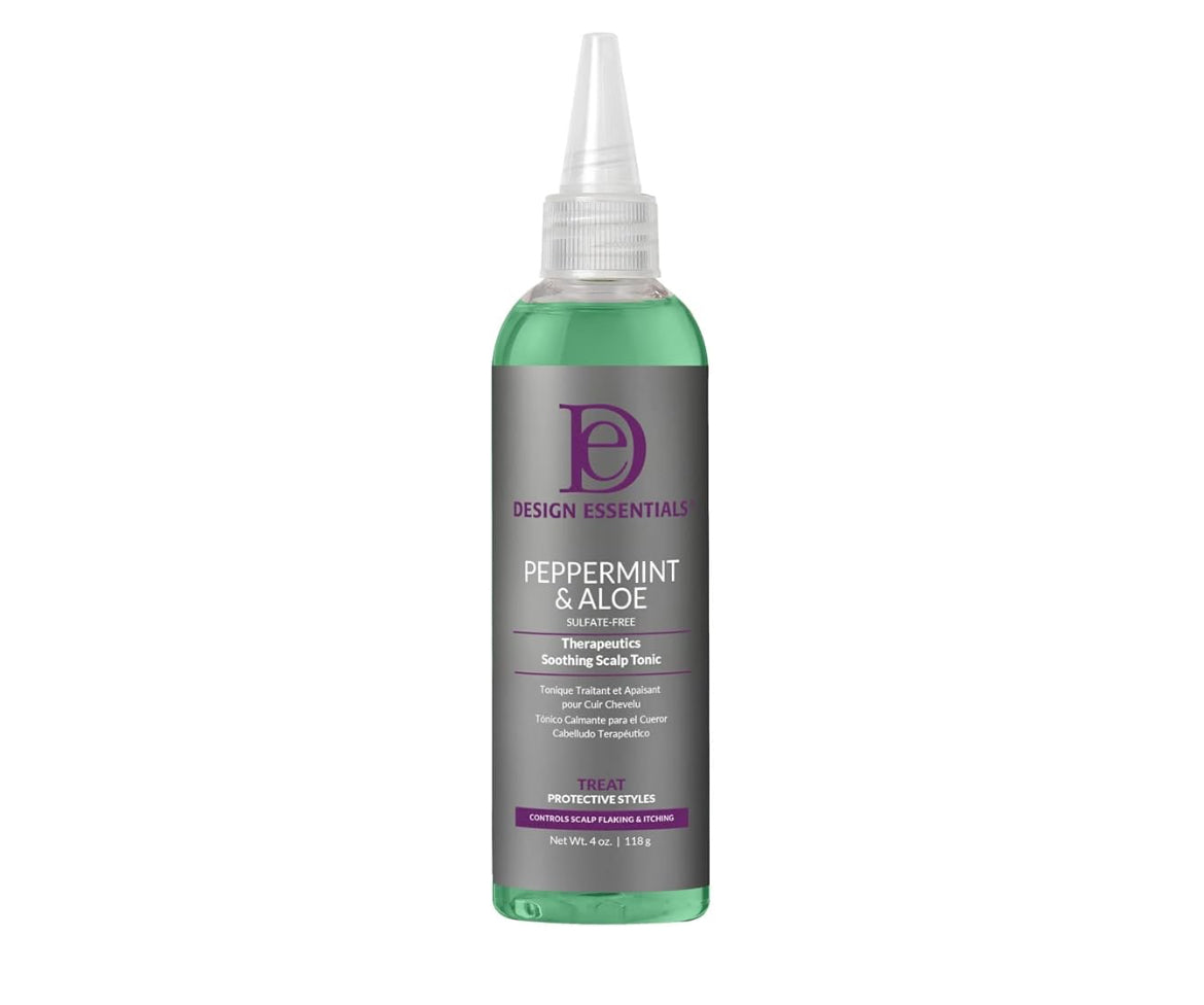 Design Essentials Peppermint Aloe Scalp Tonic, 4 Oz.