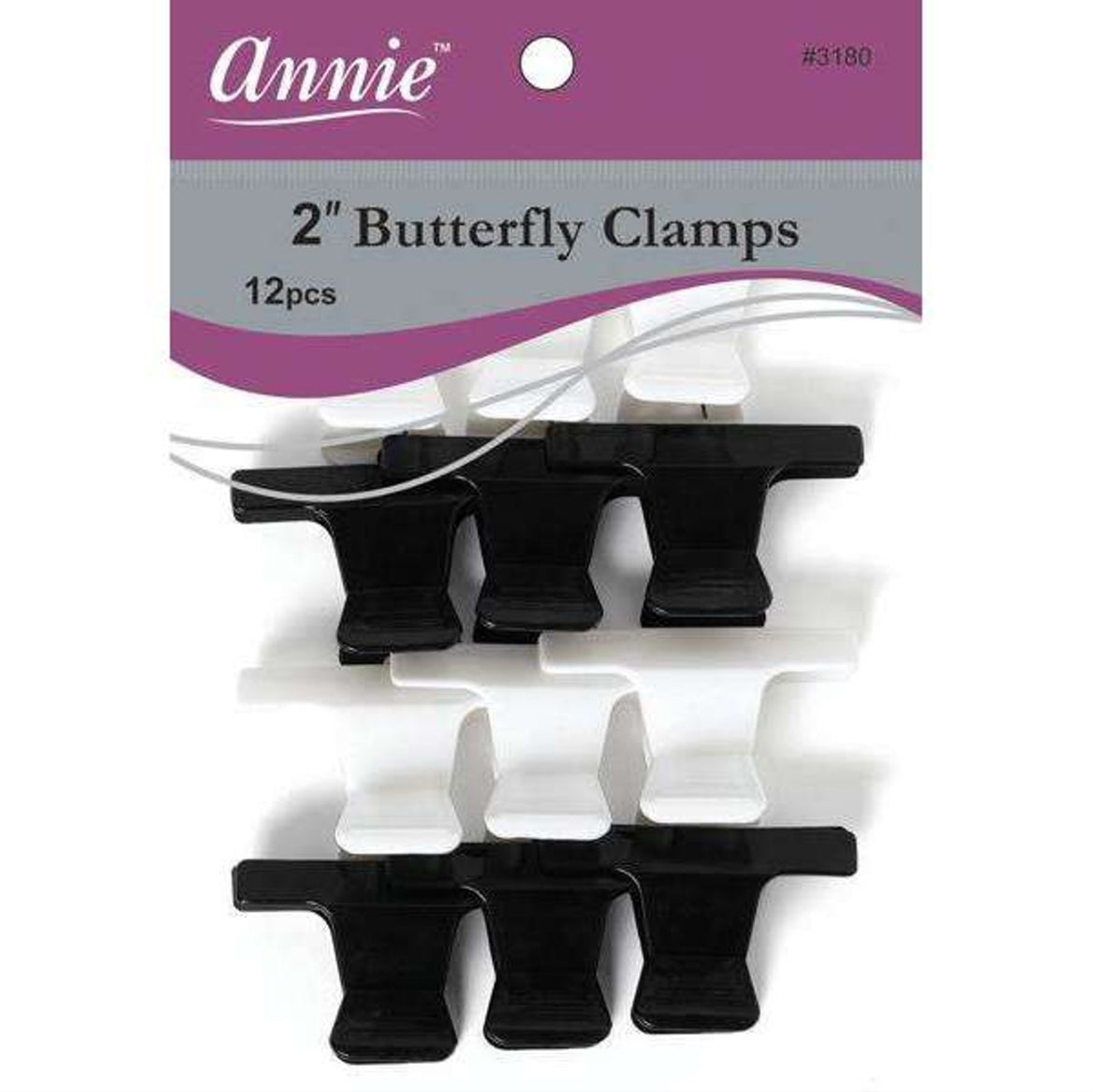 Annie 2” Butterfly Clamps 12pcs