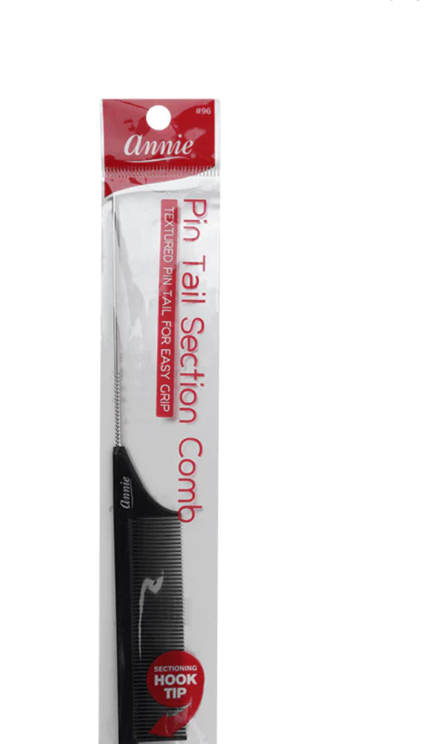 Annie Pin Tail Section Comb Black