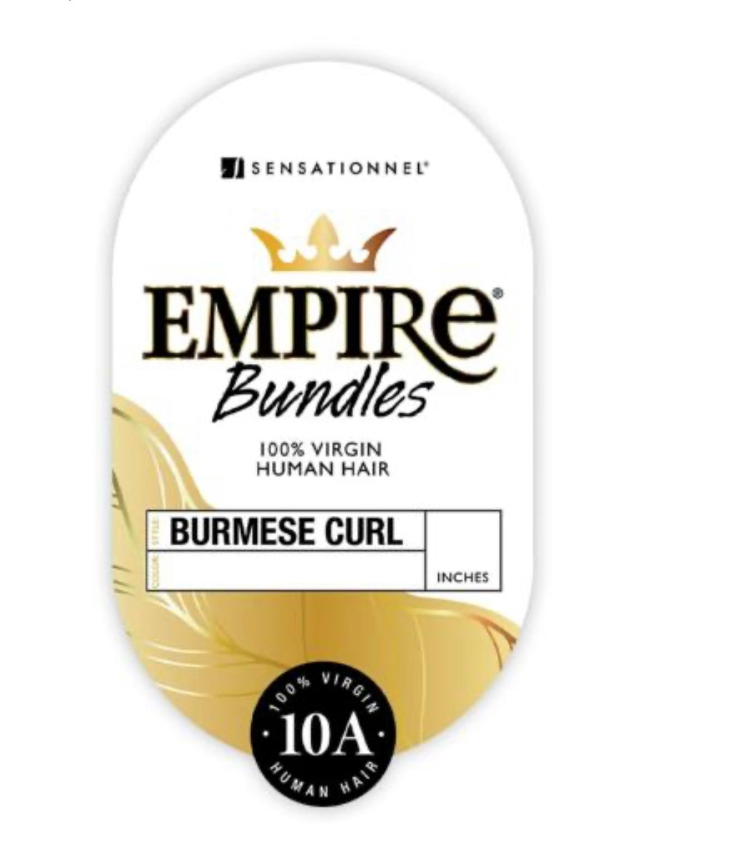 Sensationnel Human Hair Empire Bundles Weave - Burmese Curl