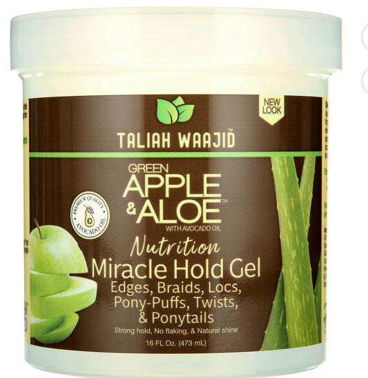 Taliah Waajid Green Apple & Aloe Miracle Hold Gel 16oz