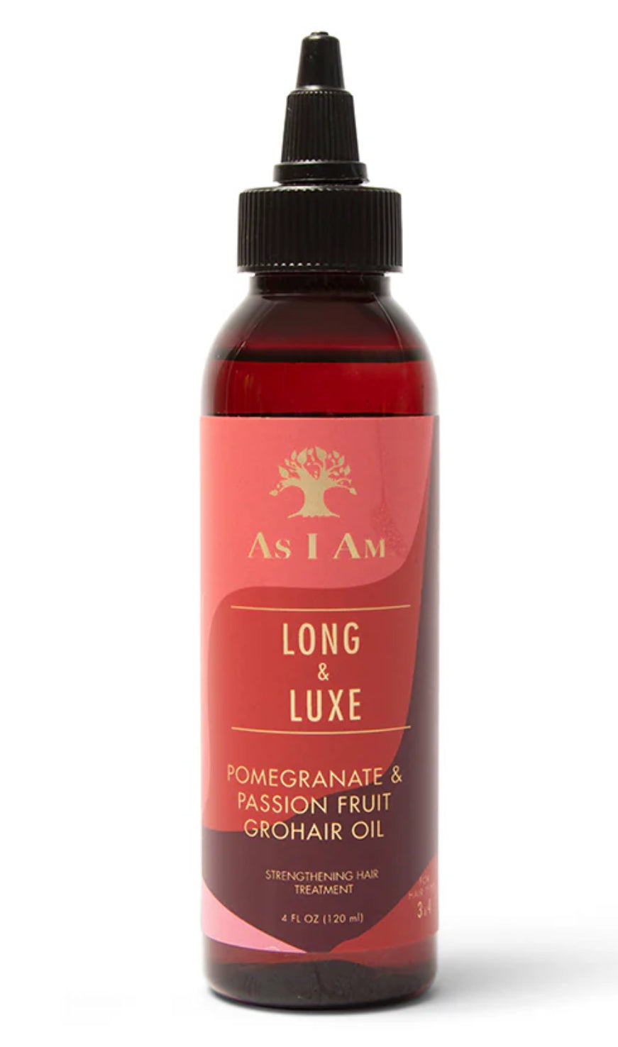 As I Am Long & Luxe Pomegranate Grohair Oil