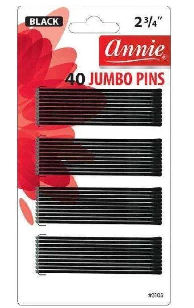 Annie #3103 2-3/4" Jumbo Pins Black