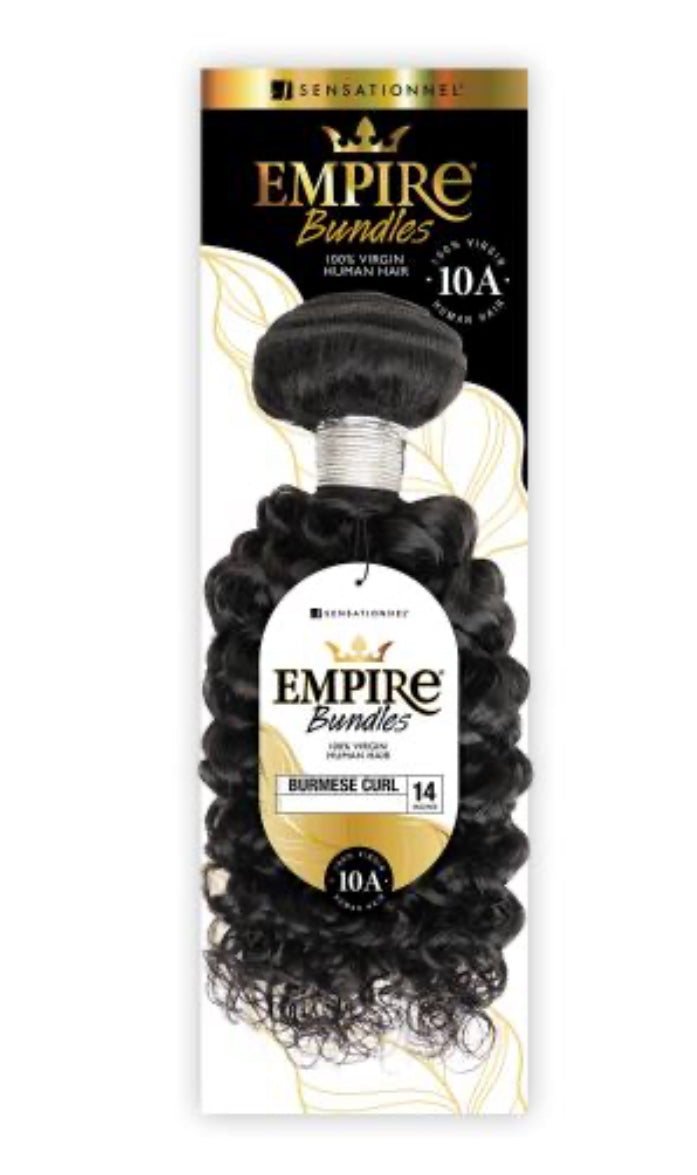 Sensationnel Human Hair Empire Bundles Weave - Burmese Curl