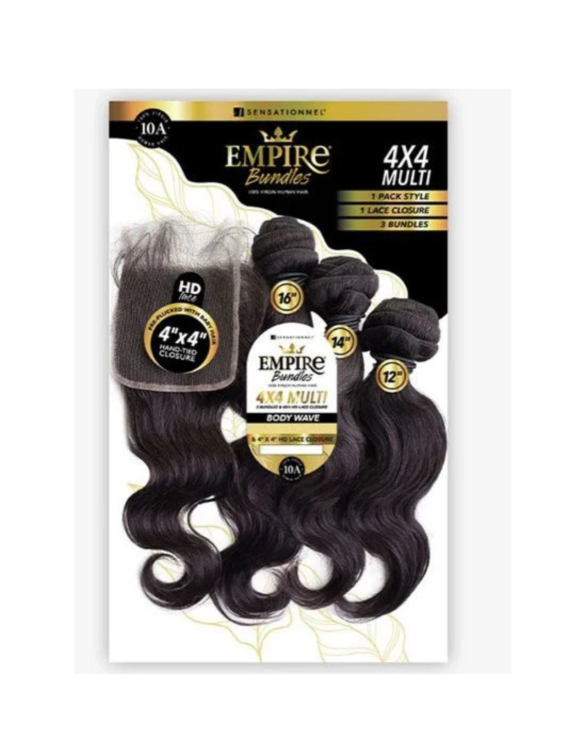 Sensationnel 4X4 Multi Body Wave Empire Bundles