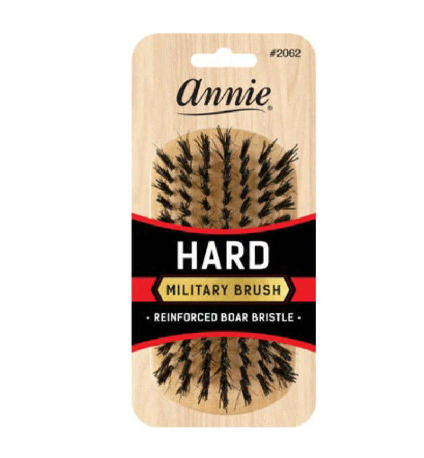 Annie Hard Military Brush Boar & Nylon Bristle