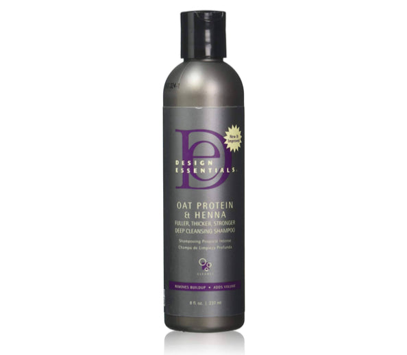 Design Essentials Oat Protein & Henna Deep Cleansing Shampoo 12oz