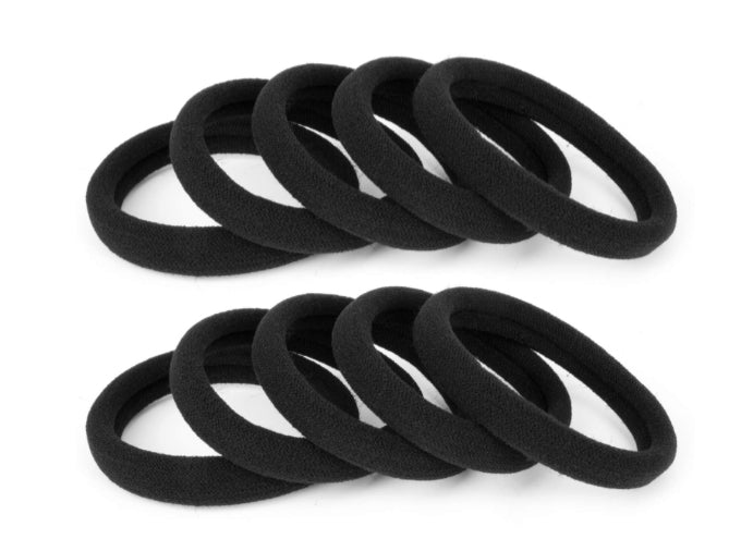 Ellas Lrg Black Hairties