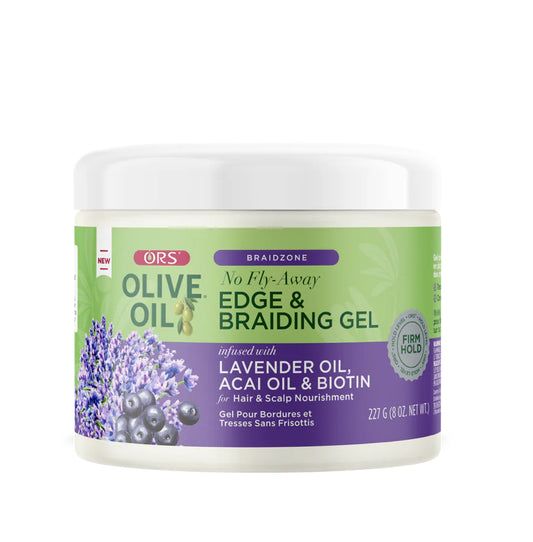 ORS OLIVE OIL BRAIDZONE EDGE & BRAIDING GEL (8.0 OZ)