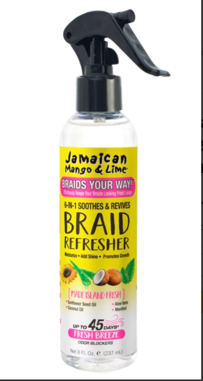 Jamaican Mango & Lime 6-in-1 Soothes & Revives Braid Refresher