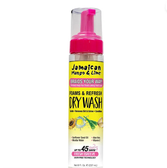 JAMAICAN MANGO & LIME Foam & Refresh Dry Wash, 8 oz.