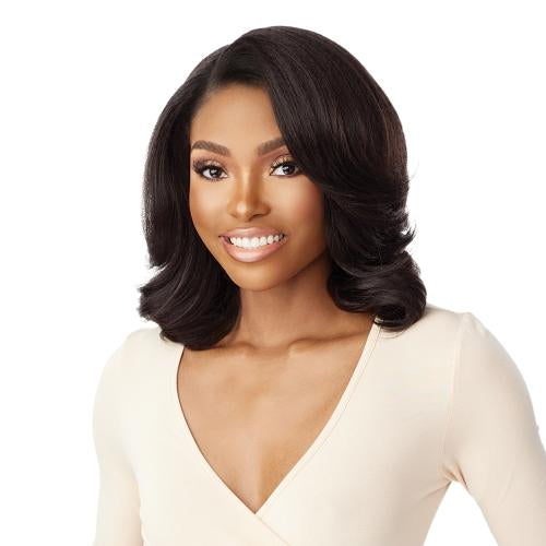 Sensationnel HD Lace Front Wig Curls Kinks N Co Glueless Kinky Edges 13X6 Kinky Blow Out