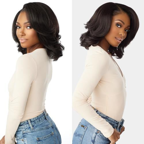 Sensationnel HD Lace Front Wig Curls Kinks N Co Glueless Kinky Edges 13X6 Kinky Blow Out