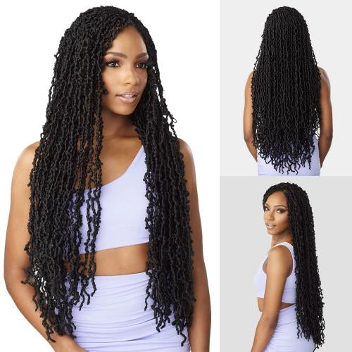 Lulutress Pre-Looped 3x Twisted Distressed Locs 26in