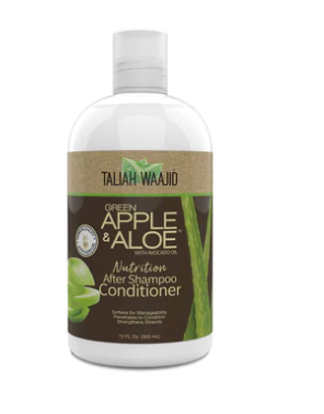 Taliah Waajid Green Apple And Aloe Nutrition After Shampoo Conditioner, 12 Oz.