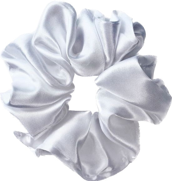 Pearl Satin Scrunchie